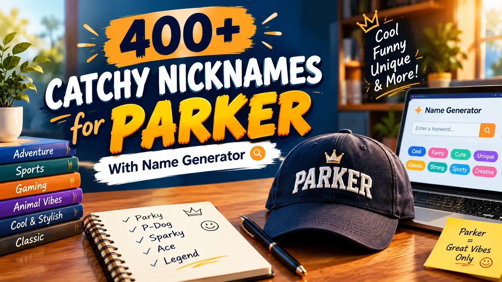 Catchy Nicknames for Parker With Name Generator