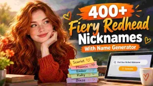 Fiery Redhead Nicknames With Name Generator