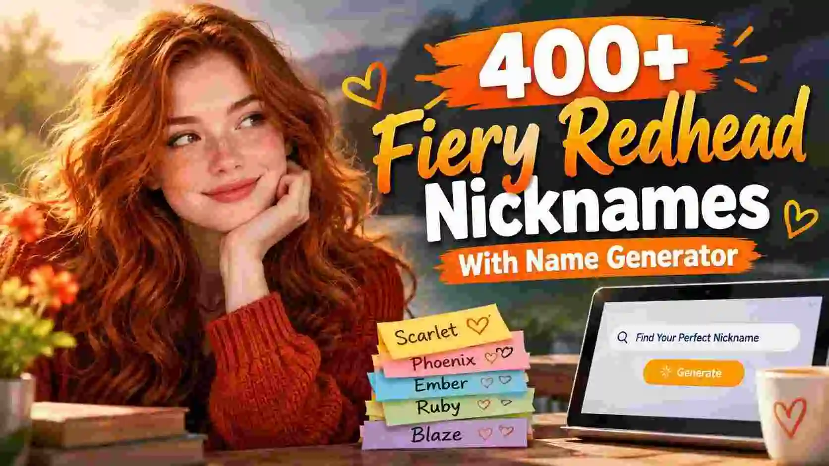 Fiery Redhead Nicknames With Name Generator
