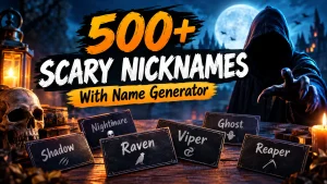 Scary Nicknames With Name Generator