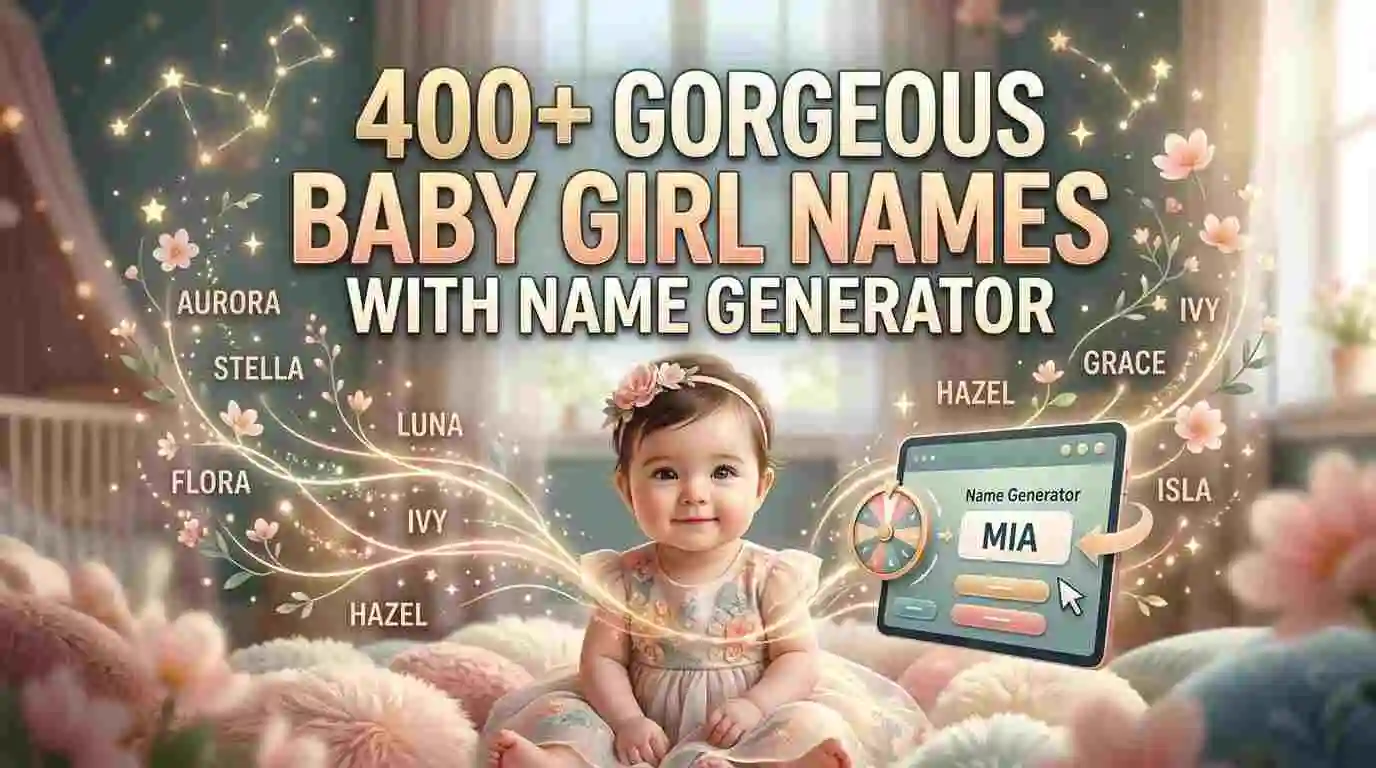 Gorgeous Baby Girl Names With Name Generator