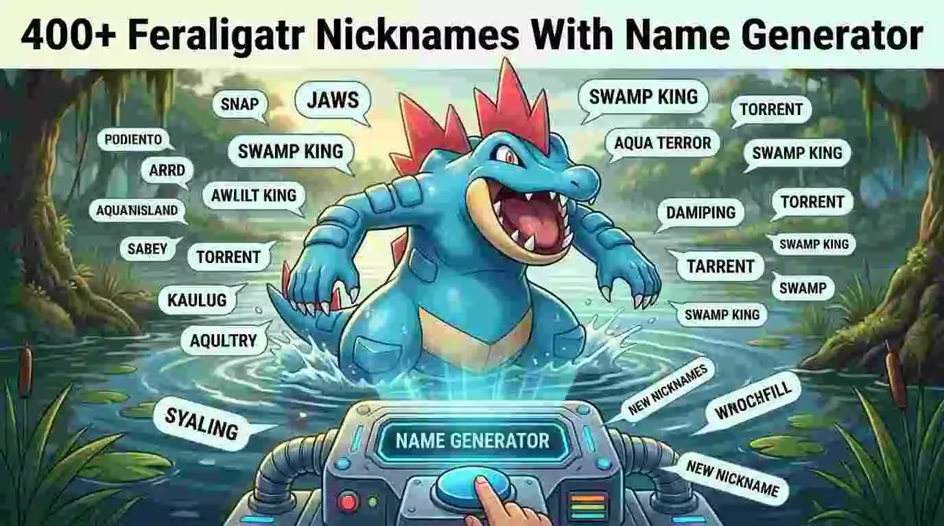 Feraligatr Nicknames With Name Generator