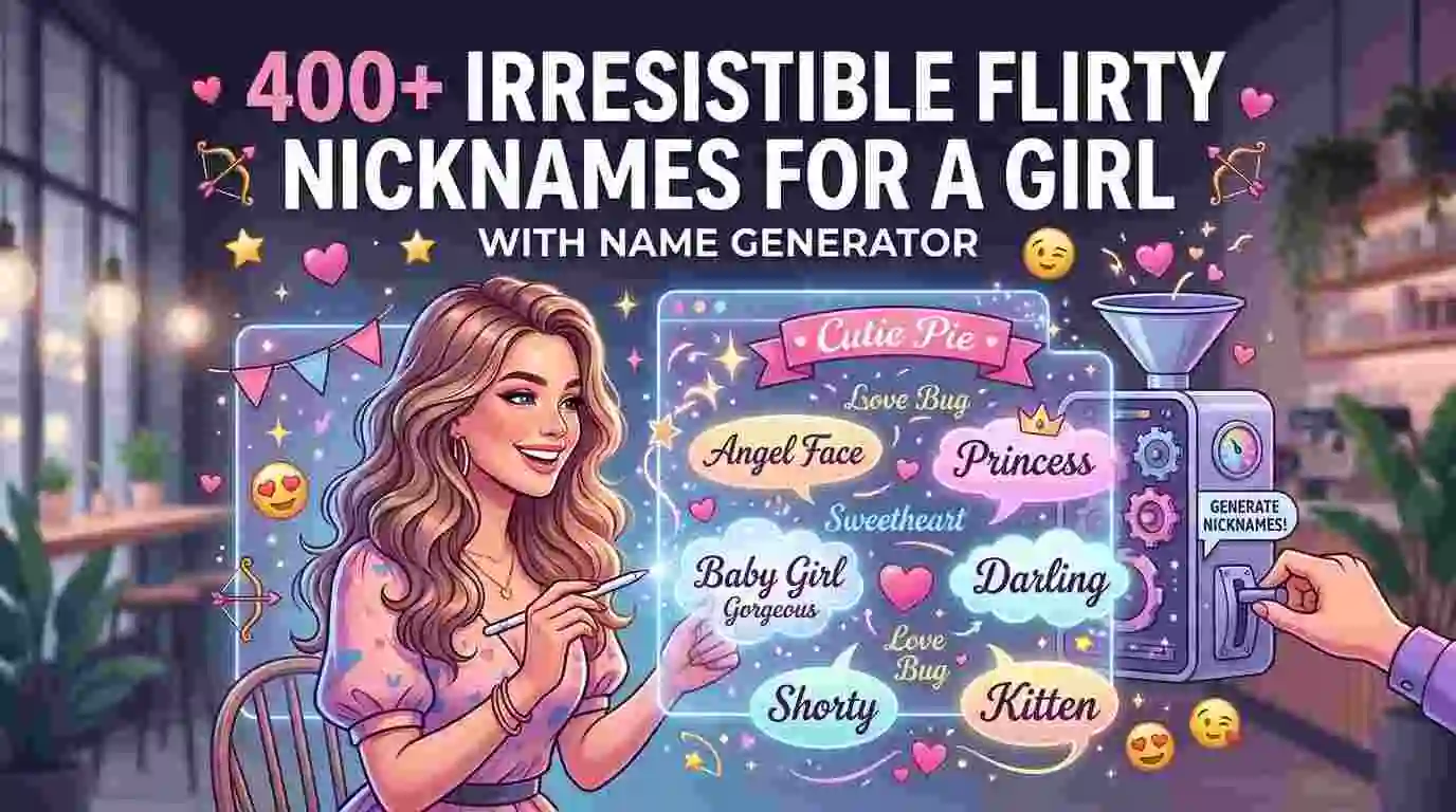 Irresistible Flirty Nicknames for a Girl With Name Generator