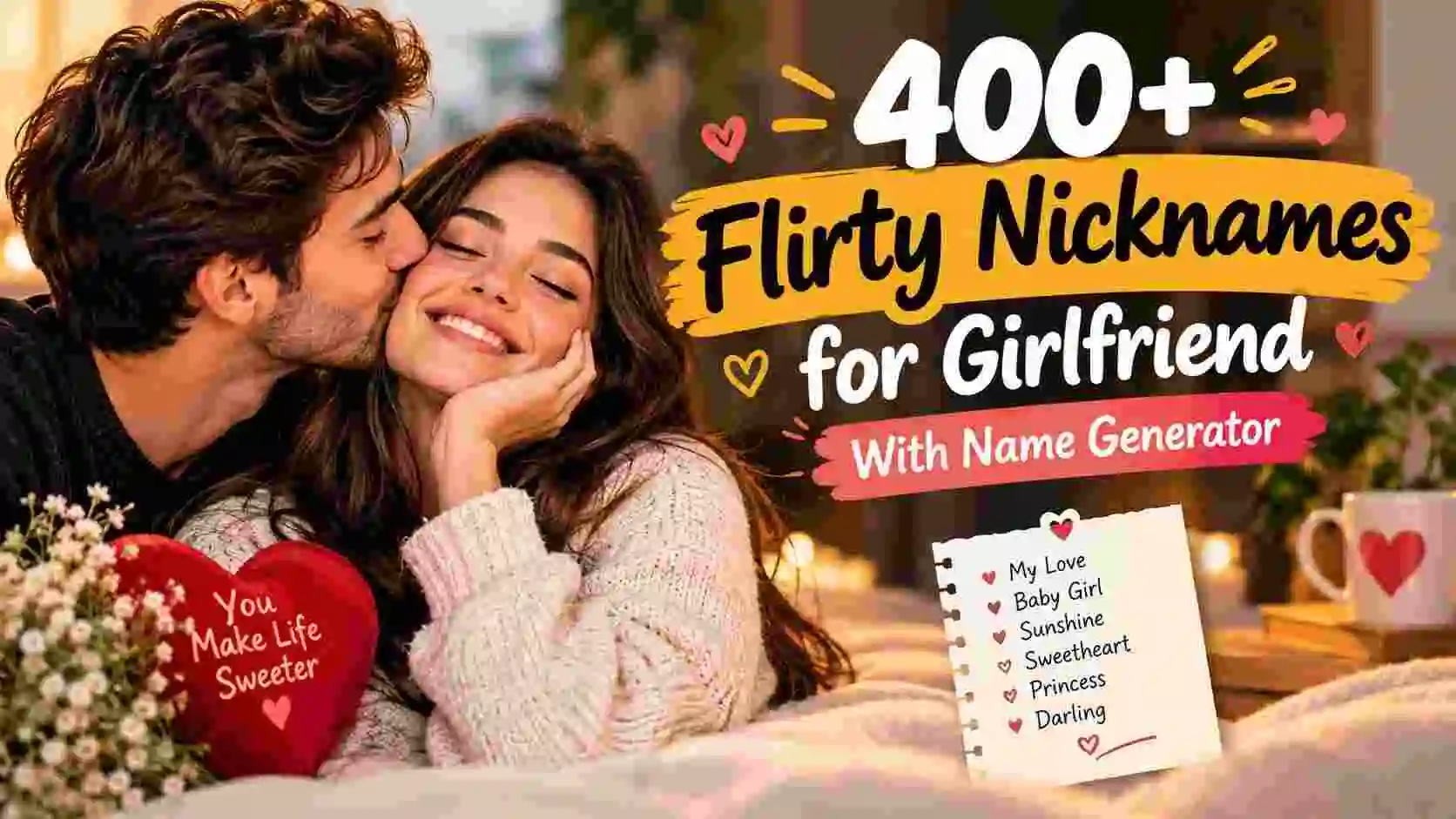 Flirty Nicknames for Girlfriend With Name Generator