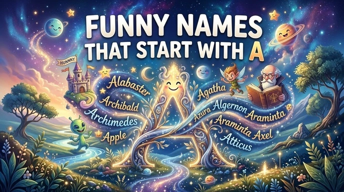 Funny Names That Start With A
