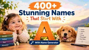 Stunning Names That Start With A With Name Generator