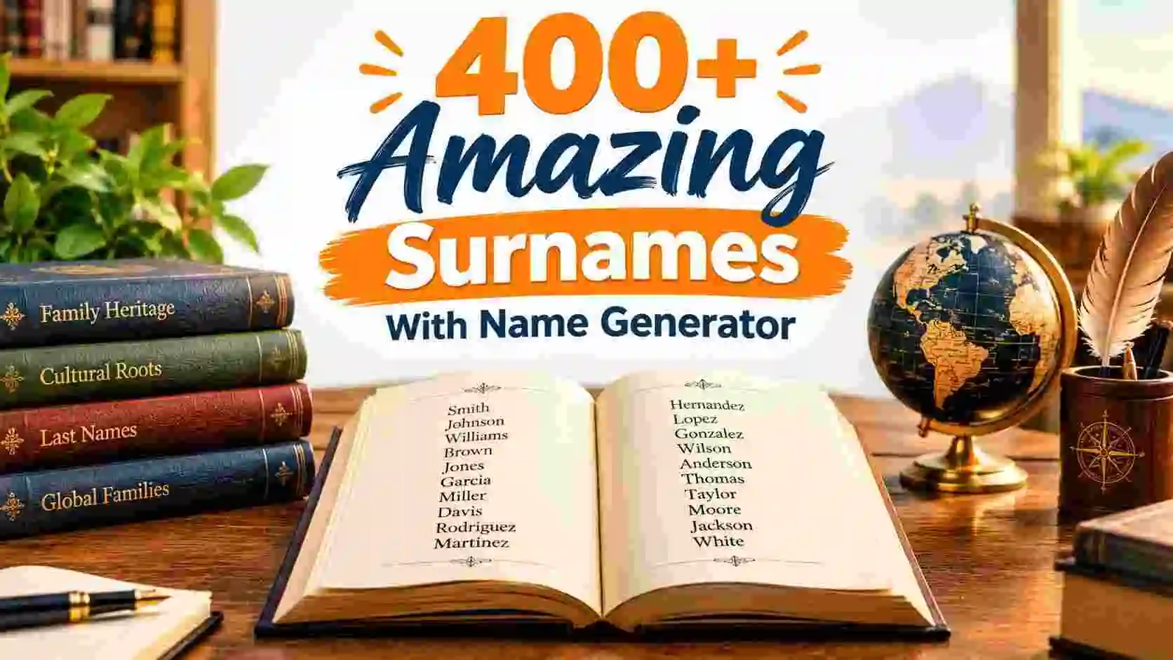 Amazing Surnames With Name Generator