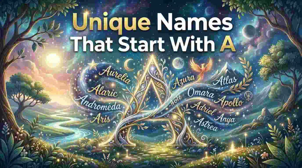 Unique Names That Start With A